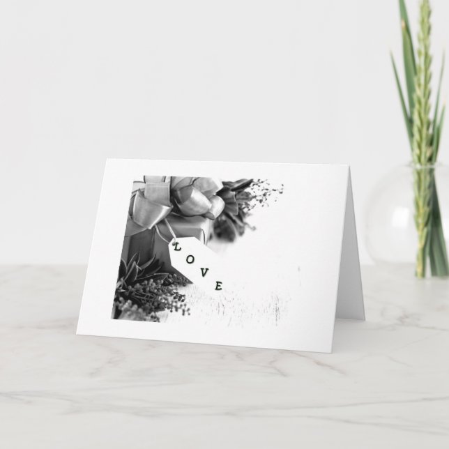 CARTÃO DE FESTIVIDADES PRESENTE DE "AMOR" PARA ESSE NAMORADOS ESPECIAL (Frente)