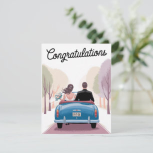 Cartão De Festividades Presente de Casamento Marido Esposa Parabéns