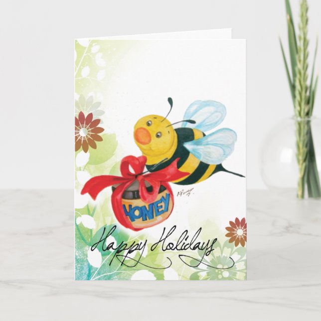 Cartão De Festividades Presente de Nuki (Frente)