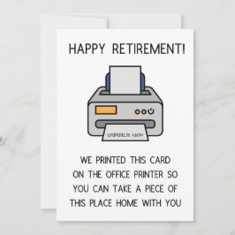 Cartão De Festividades Presente De Reforma Engraçado,