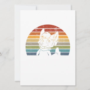 Cartão De Festividades Presente De Vintage Retro Furry Fibras Fandom Furp