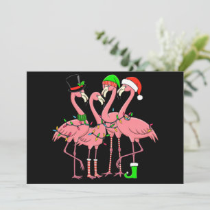 Cartão De Festividades Presente Divertido de Natal para Amante de Flaming