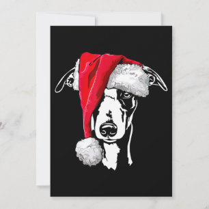 Cartão De Festividades presente divertido de natal para mãe de whippet sa