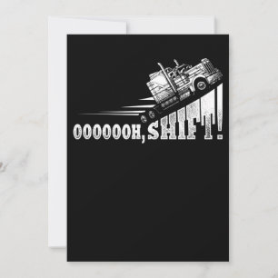 Cartão De Festividades Presente do Caminhão Engraçado