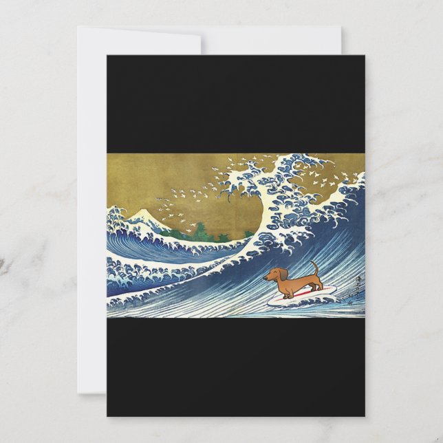 Cartão De Festividades Presente no cão | Dachshund - Ovos-Cão-Ovos-Ovos (Frente)