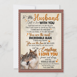 Cartão De Festividades Presente para Marido   Carta para Meu Marido da Es