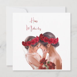 Cartão De Festividades Presente Personalizado Floral Comovente