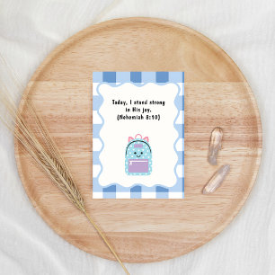 Cartão De Festividades presente um pouco engraçado de volta para o estuda