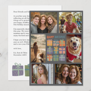 Cartão De Festividades Presentes Bonitos Apresentam FOTO PERSONALIZADA 6 