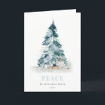 Cartão De Festividades Presentes de Árvore de Natal do Pinho de Neve de P<br><div class="desc">Se precisar de mais alguma personalização,  por favor,  sinta-se à vontade para me enviar uma mensagem em yellowfebstudio@gmail.com.</div>