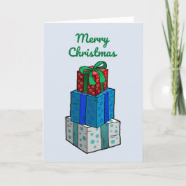 Cartão De Festividades presentes de Natal