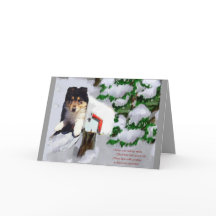 Presentes de Natal de Collie Tripla Collie