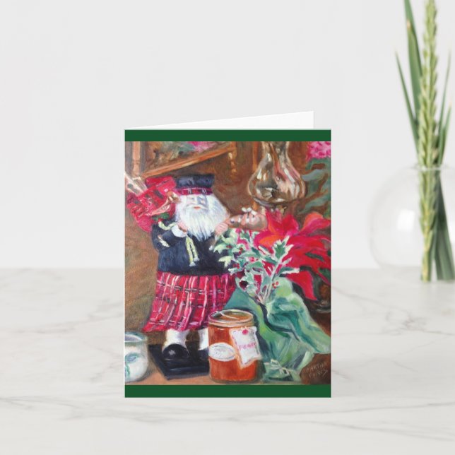 Cartão De Festividades Presentes de Natal Passados e Presentes (Frente)