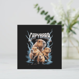 Cartão De Festividades Presentes Divertidos de Natal do Heavy Metal do Ca