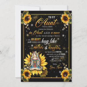 Cartão De Festividades Presentes para Tia Carta Para Minha Tia Amor Da