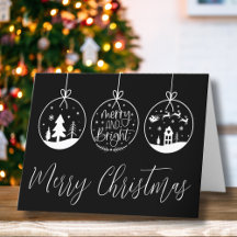 Preto Branco Feliz Natal