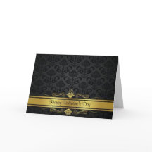 Preto Elegante e Dourado