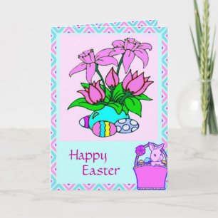 Cartão De Festividades Pretty Easter Card