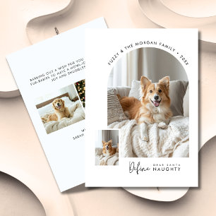 Cartão De Festividades Prezados Papais noeis Definem Foto de Arco de Nata