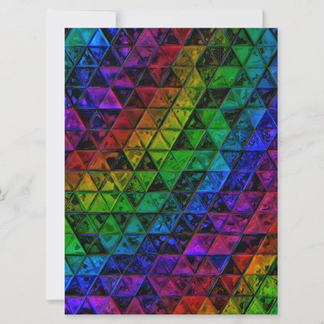 Cartão De Festividades Pride Glass (Frente)