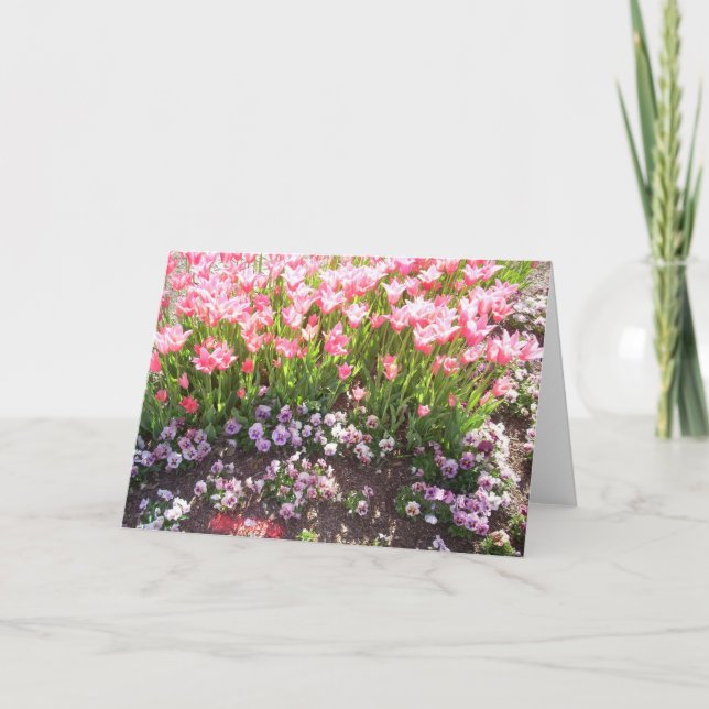 Cartão De Festividades Primavera Blossomo Dois (Frente)