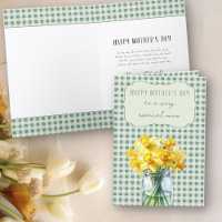 Primavera Daffodils em um Dia de as mães feliz