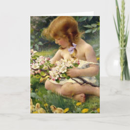 Cartão De Festividades "Primavera" por Franz Dvorak Páscoa