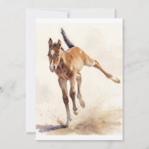 Primeira Arte em Aquarela Gallop