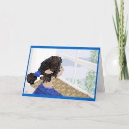 Cartão De Festividades Primeira neve