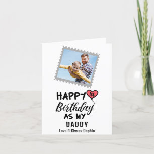 Cartão De Festividades Primeiro aniversario feliz como minha foto persona