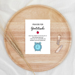 Cartão De Festividades Primeiro Dia de Oração Escolar Bênção