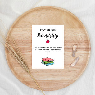 Cartão De Festividades Primeiro Dia de Oração Escolar Bênção