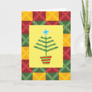 Cartão De Festividades primitive tree