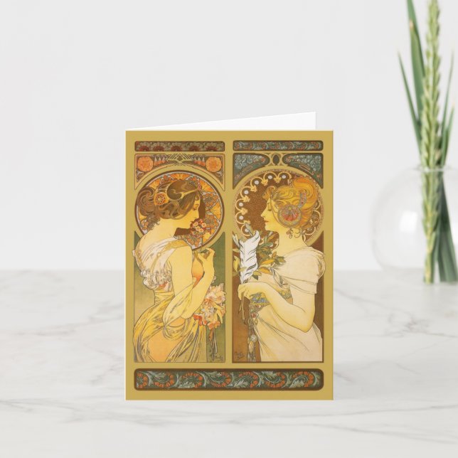 Cartão De Festividades Prímula & Quill (Frente)