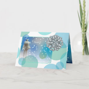 Cartão De Festividades princesa de neve