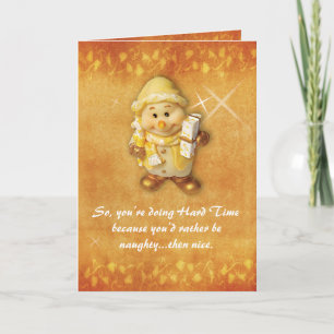 Cartão De Festividades Prison Cards - Naughty or NIce