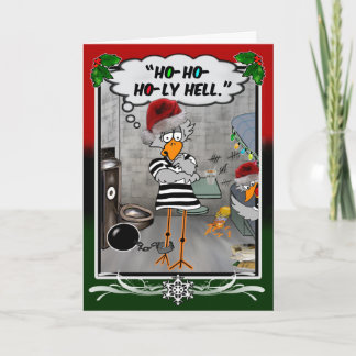 Cartão De Festividades Prison Jailbird