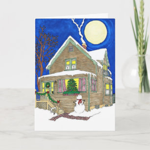 Cartão De Festividades Procurando