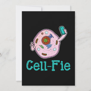 Cartão De Festividades Professor de Ciência em Biologia Celular Engraça