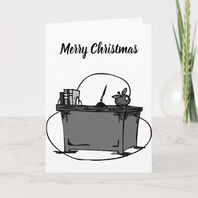 CARTÃO DE FESTIVIDADES **PROFESSOR ESPECIAL** NO NATAL *PALAVRAS LINDAS* (Frente)