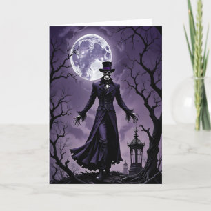 Cartão De Festividades Professor Marvello Halloween