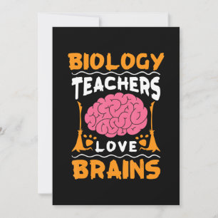 Cartão De Festividades Professores de Biologia Amam Dia das Bruxas Parte