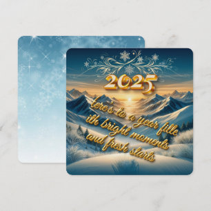 Cartão De Festividades Promessa do ouro 2025