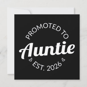 Cartão De Festividades Promovido À Tia Est. 2026 I