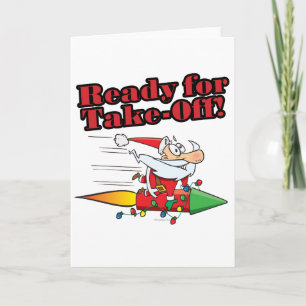 Cartão De Festividades pronto para tirar o desenho de papais noeis de fog