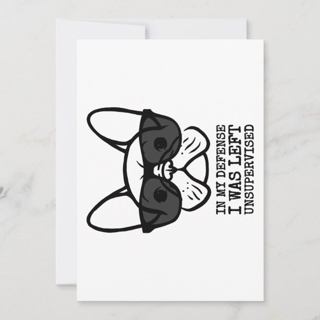 Cartão De Festividades Proprietário do Bulldog Francês Legal (Frente)