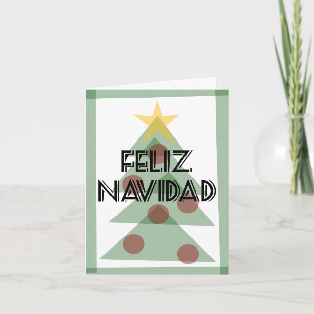 Cartão De Festividades Prospero Ano Nuevo Tarjeta - Notecard de Feliz (Frente)