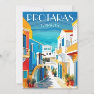 Cartão De Festividades Protaras chipre - leste de Chipre