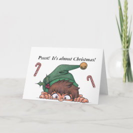 Cartão De Festividades Psssst! É quase Natal!