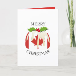 Cartão De Festividades Pudim Festivo com | CANADÁ | Natal